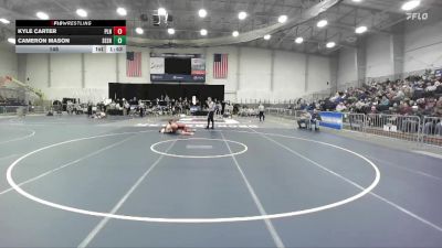 145 lbs Round 3 (3 Team) - Kyle Carter, Plainedge vs Cameron Mason, Sherburne-Earlville Sr HS