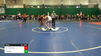 160 lbs Prelims - Lucas Friedman, Fox Lane vs Vincent Sasso, Horace Greeley