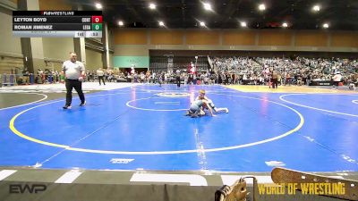 58 lbs Consi Of 4 - Leyton Boyd, Contenders Wrestling Academy vs Roman Jimenez, Legacy Wrestling Center