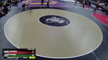 Cons. Round 3 - Zane Thomsen, Hastings vs Jaden Peters, Gretna