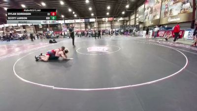 141 lbs Round 1 - Dylan Sorensen, Eastside United vs Scott Larson, Newcatle