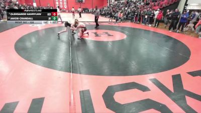 126 lbs Champ. Round 2 - Oleksandr Havrylkiv, Arlington Heights (HERSEY) vs Jakob Crandall, Joliet (WEST)