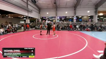 132 lbs Cons. Round 2 - Nathaniel Torres, Nolfpack Wrestling Academy vs Brandon Martinez, Wesley Club Wrestling