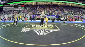 Girls-115 lbs Cons. Round 2 - Olivia Delacruz, Eastern Hs Girls vs Dezarae Mathis, Hastings Hs Girls