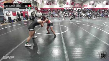 115 lbs Quarterfinal - Sara Cantillo Medina, San Mateo vs Melanie Delgado, John H Pitman