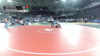 Boys 3A 132 lbs Cons. Round 3 - Aiden Gerrard, Hermiston vs Armani Grullon, Mount Vernon