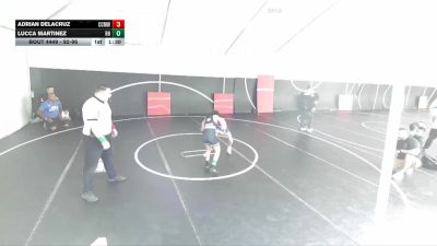 92-96 lbs Round 4 - Lucca Martinez, Rough House vs Adrian Delacruz, Central Coast Most Wanted