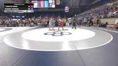 175 lbs Cons. Rd Of 32 - Griffin Goins, OK vs Dominic Stinson, MO