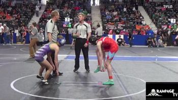 85 lbs Cons. Round 2 - Autumn Love, Elk County vs Berkley Weigel, Colby Kids Wrestling Club