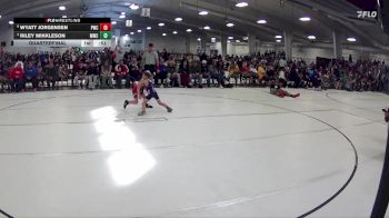 30 lbs Quarterfinal - Riley Mikkleson, Milford Wrestling Club vs Wyatt Jorgensen, Pioneer Wrestling Club