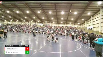 120 lbs Quarterfinal - George Mansfield, Empire vs Cohen Mortensen, Sons Of Atlas