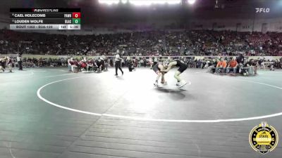 B3A-120 lbs Semifinal - Cael Holecomb, Pawhuska vs Louden Wolfe, Blackwell