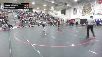 132 lbs Champ. Round 2 - Lucas Mojica, Rosemead vs Johnny Overgaag, Palm Desert