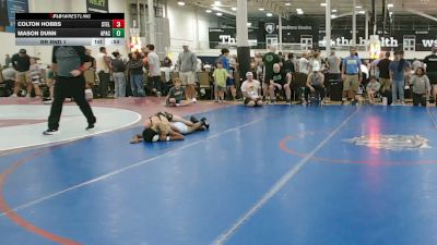 88 lbs Rr Rnd 1 - Colton Hobbs, Steller Trained Cad Bane - EL vs Mason Dunn, Apache - EL