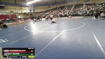 2A 132 lbs Quarterfinal - Anthony Abundiz, Othello vs Aiden Alexander Blakley, Prosser