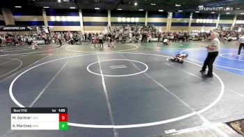 65 lbs Round Of 16 - Macyn Gardner, Legends Of Gold SD vs Achilles Martinez, Grindhouse WC