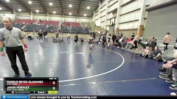 84 lbs Champ Round 1 (16 Team) - JAXON MORALEZ, West Coast Riders vs Markus Reyes-Gladamez, Utah Green