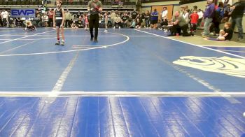 58 lbs Quarterfinal - Everett Jackson, Husky Wrestling Club vs Kolson Leslie, Choctaw Ironman Youth Wrestling