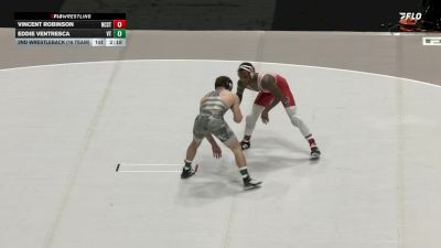 125 lbs 2nd Wrestleback (16 Team) - Eddie Ventresca, Virginia Tech vs Vincent Robinson, NC State
