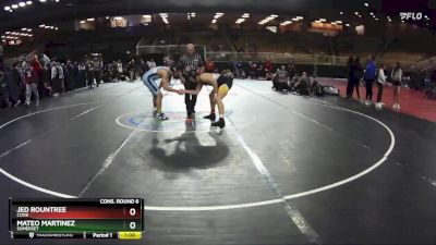 190 lbs Cons. Round 6 - Jed Rountree, Cook vs Mateo Martinez, Somerset