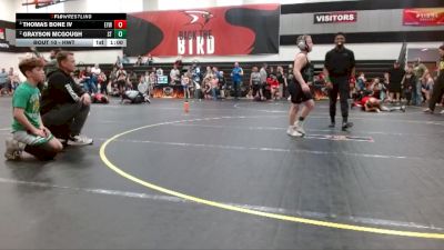 Round 1 - Grayson McGough, Summerville Takedown vs Thomas Bone Iv, Cobra Wrestling Club