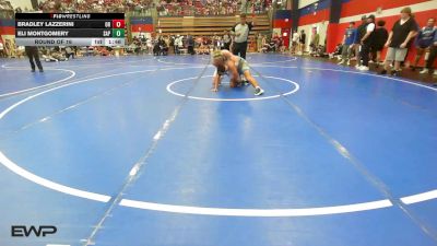 150 lbs Round Of 16 - Bradley Lazzerini, Owasso High School vs Eli Montgomery, Sapulpa