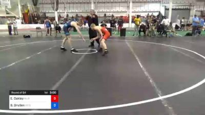 61 kg Prelims - Ethan Oakley, Blue Ridge RTC vs Boo Dryden, Gopher Wrestling Club - RTC