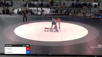 145 lbs Rnd Of 64 - Silas Foster, Indiana vs Griffin Walizer, Pennsylvania