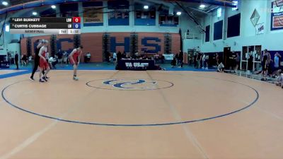 132 lbs Semifinal - Levi Burkett, Legacy Dragons Wrestling vs Curtis Cubbage, Legend Wrestling