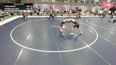 Junior Boys - 165 lbs Champ. Round 1 - Kayden Clelland, Silver Lake Wrestling Club vs Tayge Privett, South Dakota