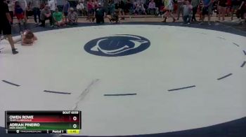 49 lbs Round 2 - Adrian Pineiro, Iron Knights vs Owen Rowe, Team Clarksville