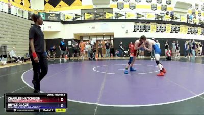 126 lbs Cons. Round 3 - Charles Hutchison, Contenders Wrestling Academy vs Bryce Glaze, Red Cobra Wrestling Academy