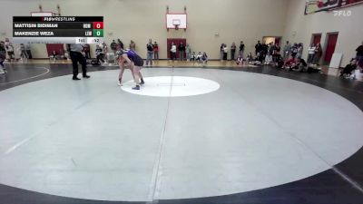 130 lbs Prelim - Mattisin Bidiman, Homedale vs Makenzie Weza, Lewiston