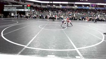 75 lbs Rr Rnd 1 - Jayliannes Hardguittini, Mighty Warrior Wr Ac vs Bailey Flanigan, Bulls WC