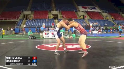 132 Champ. Round 3 Brock Hardy (Utah) vs. Martin Sierra (Oregon)