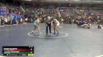 3A 120 lbs Cons. Semi - Omari Figueroa, Eastern Guilford vs Jayden Crawford, Union Pines