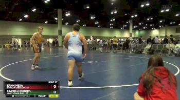 220 lbs Placement Matches (16 Team) - Eann Mesa, Sunbear Wrestling vs Lincoln Brooks, Minot Young Guns