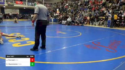 130 lbs Round Of 16 - Jaeger Forrest, Bishop McCort vs Cohen Buccicone, Franklin Regional