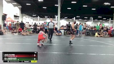 96 lbs Round 1 (4 Team) - Jack Flynn, Mat Warriors Red vs Eli Oberhaim, Mat Warriors White