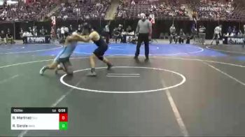 152 lbs Consi Of 32 #1 - Braden Martinez, Silver State Wrestling Academy vs Richard Garcia, Bakersfield