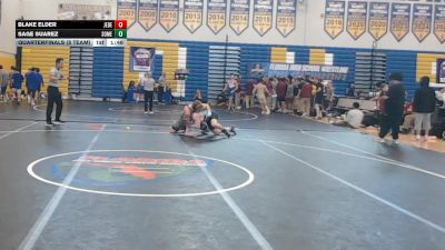 285 lbs Quarterfinals (8 Team) - Blake Elder, Jensen Beach vs Sage Suarez, Somerset