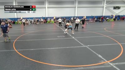 165 lbs Champ. Round 3 - Travis Latta, Unattached vs Douglas Gemberling, ISI Wreslting Club