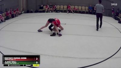 103 lbs Round 2 (8 Team) - Alexis Wall, Kansas Pink Gecko vs Essynce Owens-Webb, Nebraska Red