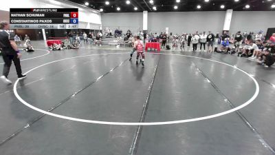 106 lbs Nathan Schuman, Pennsylvania Blue vs Constantinos Paxos, Ohio Scarlet