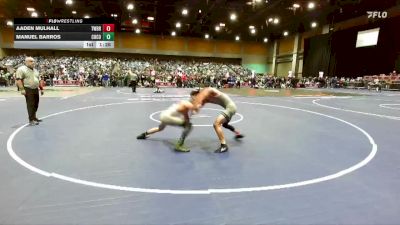 113 lbs Champ. Round 1 - Aaden Mulhall, Twelve Bridges vs Manuel Barros, Churchill County