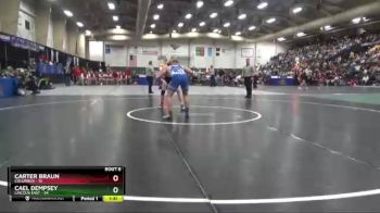 152 lbs Semis & 1st Wrestleback (8 Team) - Cael Dempsey, Lincoln East vs Carter Braun, Columbus