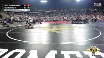 B6A-165 lbs Cons. Round 1 - Matthew Mann, Broken Arrow vs Will Deutschlander, Edmond North