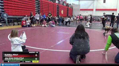 45 lbs Semifinal - Jon Ryan Doolittle, Tennessee Valley Wrestling vs Russell Kelly, Stronghold