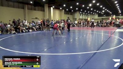 120 lbs 4th Wrestleback (32 Team) - Michael Madda, Level Up vs Edgar Mosquera, Gulf Coast WC