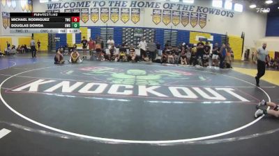 132 lbs Round 1 (8 Team) - Douglas Dowda, Oviedo WC vs Michael Rodriguez, Talon WC